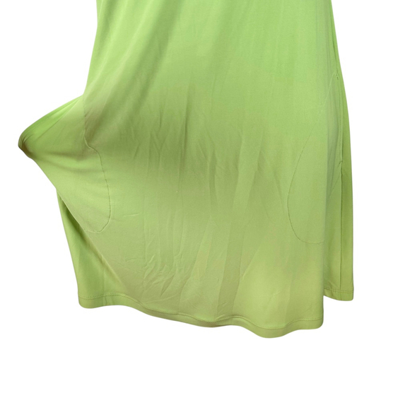 Norma Kamali Gemini Green Swing Dress Seamless Sleeveless Pockets Beachy Size S - Picture 6 of 9